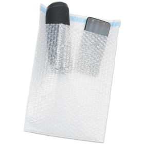 Value Polyethylene Antistatic Bubble Pouch Flat Bags Size 3 Clear 300 Pack 124217 F
