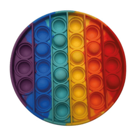Value Pop Fidget Pad Round Multicoloured 126mm PLN10457 F