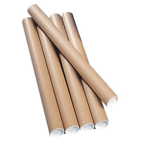 Value Postal Tube 450mm x 50mm Brown Kraft 25 Pack 102425 F