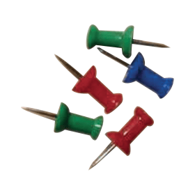 Value Push Pins Assorted 20 Pack 133536 F