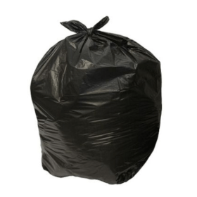 Value Refuse Sacks Medium Duty 90 Litre Black 200 Pack 830712 F