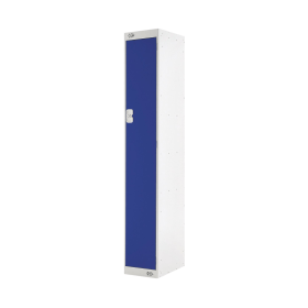 Value Single Compartment Locker 300x450x1800mm Blue Door 461397 F