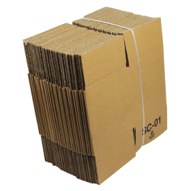 Value Single Wall Corrugated Dispatch Cartons 127mm x 127mm x 127mm Brown 25 Pack 143564 F