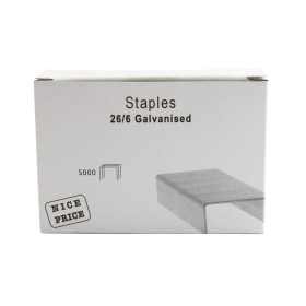 Value Staples 26 6mm 5000 Pack 369633 F