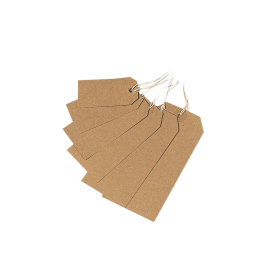 Value Strung Tag 70mm x 35mm Buff 1000 Pack 113453 F