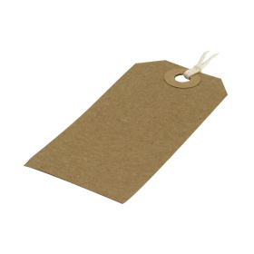 Value Strung Tag 82mm x 41mm Buff 1000 Pack 203739 F