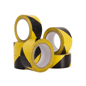 Value Tape HAZARD 48mm x 33m 130mu Black Yellow 6 Pack 889524 F