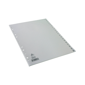 Value White Index Dividers 1 20 158033 F