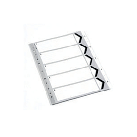 Value White Index Dividers 1 5 WX01352 120604 F
