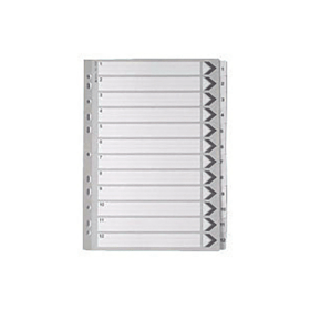 Value White Mylar Index Dividers 1 12 131288 F