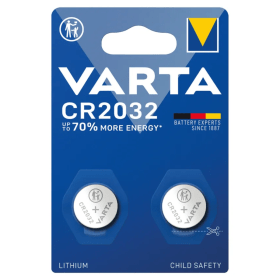 Varta CR2032 Lithium Coin Cell Batteries 2 Pack 6032101402 VR74646 F