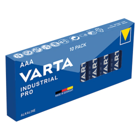 Varta Industrial Pro AAA Alkaline Batteries 10 Pack 4003211111 VR35666 F