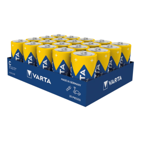 Varta Industrial Pro C Alkaline Batteries 20 Pack 4014211111PK VR35652 F
