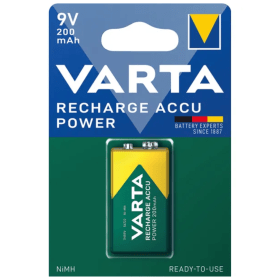 Varta Nimh Rechargeable 9V Battery 56722101401 VR55081 F
