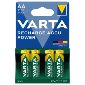 Varta Nimh Rechargeable AA Batteries 4 Pack 56706101404 VR55069 F