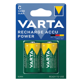Varta Nimh Rechargeable C Batteries 2 Pack 56714101412 VR13352 F