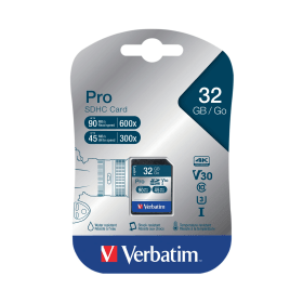 Verbatim 32GB Pro SDHC Memory Card Class 10 458464 F