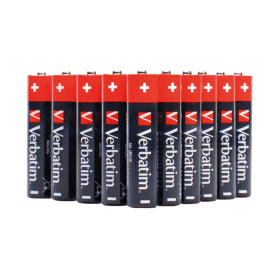 Verbatim AAA Alkaline Batteries 24 Pack 49504
