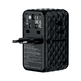 Verbatim Charge n Travel GaN III Universal Travel Adapter 85W 918216 F