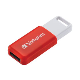 Verbatim Databar USB 2.0 Drive 16GB Red 761811 F