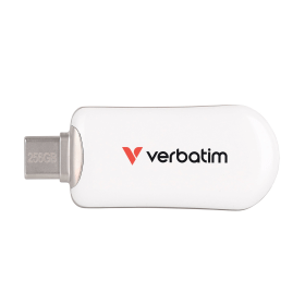 Verbatim Plectra USB C 256GB Flash Drive White 918211 F