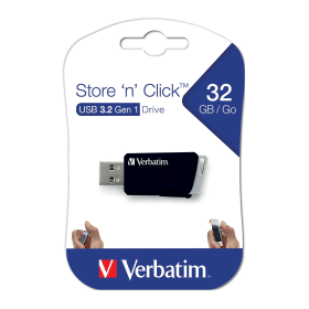 Verbatim Store and Click USB 3.2 32GB Black 588121 F