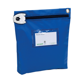 Versapak High Security Pouch 267mm x 267mm x 50mm Blue 525997 F
