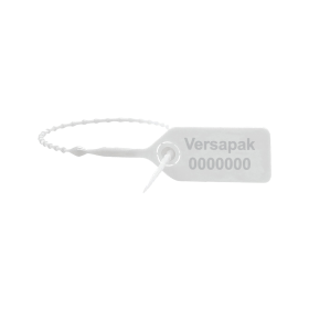 Versapak Versalite Plastic Security Seal White 1000 Pack 795972 F