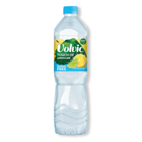 Volvic Touch of Fruit Sugar Free Mineral Water Lemon and Lime 1500ml 6 Pack VVC40999 F