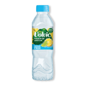 Volvic Touch of Fruit Sugar Free Mineral Water Lemon and Lime 500ml 12 Pack VVC49115 F