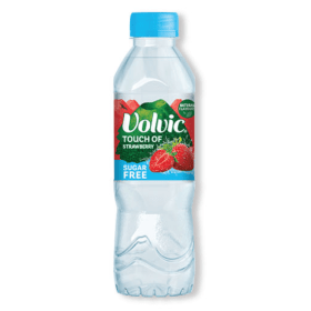 Volvic Touch of Fruit Sugar Free Mineral Water Strawberry 500ml 12 Pack VVC49090 F