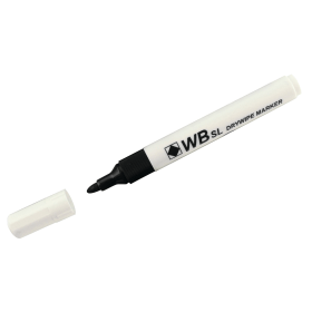 WB Assorted Whiteboard Marker Pens Bullet Tip 2mmm Line 4 Pack 127341 F
