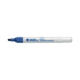 WB Blue Whiteboard Marker Pens Chisel Tip 2 5mm Line 10 Pack 169963 F