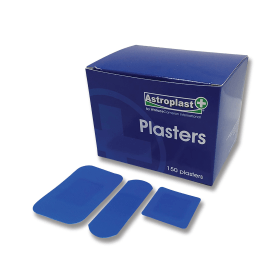 Wallace Cameron Blue Detectable Plaster Assorted 150 Pack 168401 F