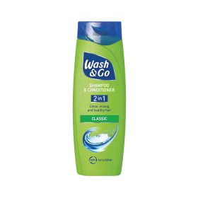 Wash Go 2In1 Shampoo and Conditioner Classic 400ml 6 Pack C000125 891981 F