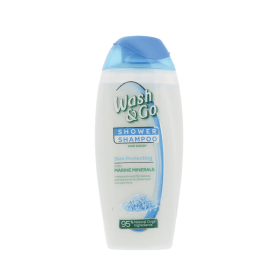 Wash Go Shower and Shampoo Marine Minerals 250ml 12 Pack 817889 F