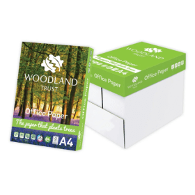 Woodland Trust WTOA4 A4 White Copy Paper 75gsm 2500 Sheets FSC Certified