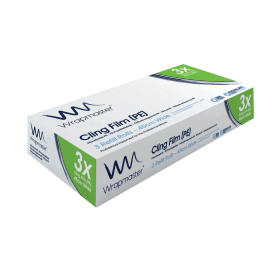 Wrapmaster Cling Film Roll Refill PE 450mm x 300m 3 Pack 761834 F