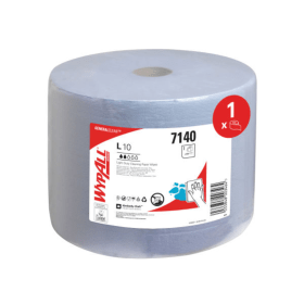 Wypall L10 Cleaning Paper Wipes 1 Ply Blue KC00346 F