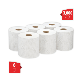 Wypall L10 Wiper Roll Control Centrefeed 190m 1 Ply White 6 Pack 780453 F