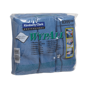 Wypall Microfibre Cloths Blue 6 Pack 130059 F