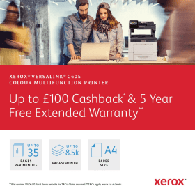 Xerox 100 Cashback