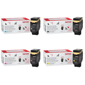 Xerox 006R0483 High Capacity Multipack Full Set of 4 Toner Cartridges Original