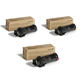 Xerox 106R0347 Multipack Colour Set of 3 Toner Cartridges Original