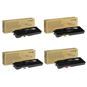 Xerox 106R035 Extra High Capacity Multipack Full Set of 4 Toner Cartridges Original