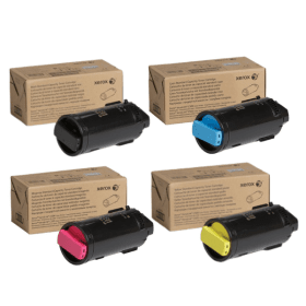 Xerox 106R0393 Extra High Capacity Multipack Full Set of 4 Toner Cartridges Original