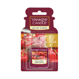 Yankee Candle Car Jar Ultimate Air Freshener Black Cherry Red YC00568 F