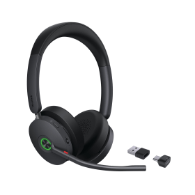 Yealink BH74 Wireless On Ear Stereo Headset Bluetooth USB C A Black YEA32034 F