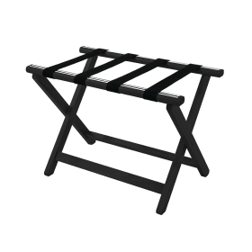 York Wooden Luggage Rack Black 918185 F