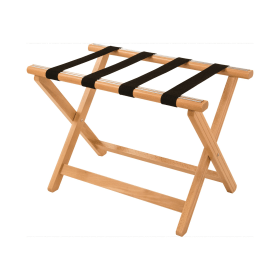 York Wooden Luggage Rack Light Wood 918186 F